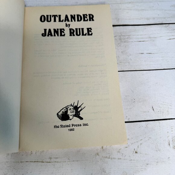 Lot 2 Jane Rule Outlander 1982 & Theme for Diverse Instruments 1990 Naiad Press - Picture 3 of 7